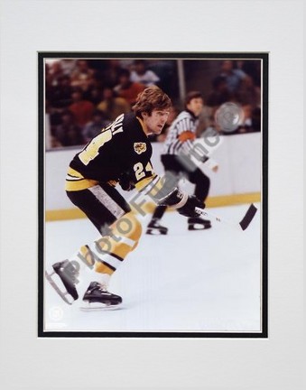 Terry O'Reilly, Boston Bruins, Action, Double Matted  8" X 10" Photograph (Unframed)