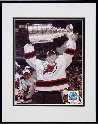 Martin Brodeur "New Jersey Devils '03 Stanley Cup (#03)" Double Matted 8" x 10" Photograph in Black 
