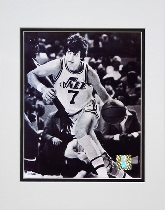 Pete Maravich "Court Action" Double Matted 8" x 10" Photograph (Unframed)