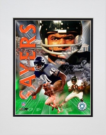 Gale Sayers "Legends Composite" Double Matted 8" x 10" Photograph (Unframed)