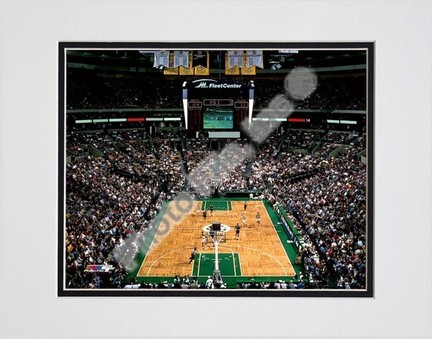 Fleet Center (NBA) Double Matted 8" X 10" Photograph (Unframed)