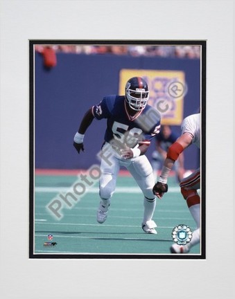 Lawrence Taylor "Game Action" Double Matted 8" X 10" Photograph (Unframed)
