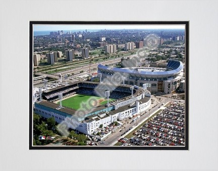 Comiskey Park / New (Chicago) Double Matted 8" X 10" Photograph (Unframed)