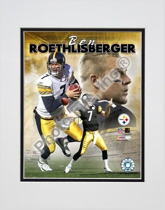 Ben Roethlisberger "Portrait Plus 2004 Composite" Double Matted 8" X 10" Photograph (Unframed)