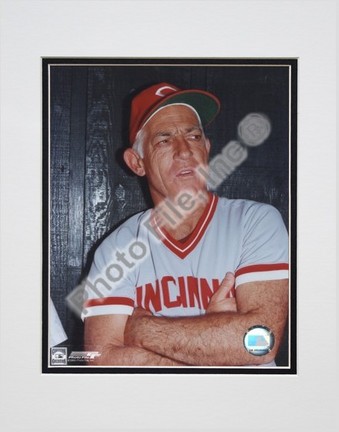 Sparky Anderson  "Coach" Double Matted 8" X 10" Photograph (Unframed)