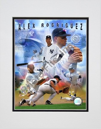 Alex Rodriguez "2005 Composite" Double Matted 8" X 10" Photograph (Unframed)