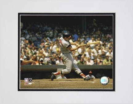 Brooks Robinson "Batting Action" Double Matted 8" X 10" Photograph (Unframed)