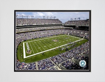 Baltimore Ravens "M&T Bank Stadium" Double Matted 8" X 10" Photograph (Unframed)