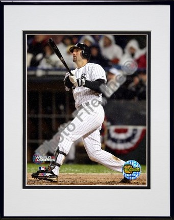 Paul Konerko "2005 World Series Game 2 / Grand Slam" Double Matted 8" X 10" Photograph in Black Anod