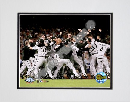 Chicago White Sox "2005 World Series Victory Celebration" Double Matted 8" X 10" Photograph (Unframe