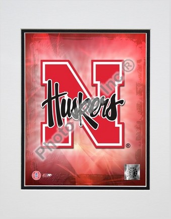 Nebraska Cornhuskers Logo Double Matted 8” x 10” Photograph (Unframed)