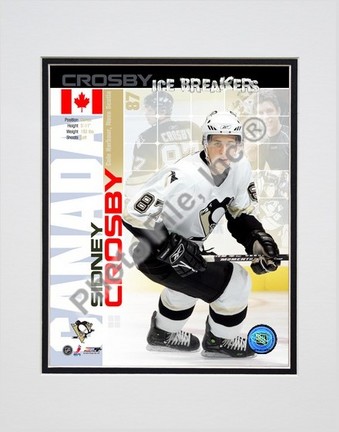 Sidney Crosby "Ice Breakers Composite" Double Matted 8" x 10" Photograph (Unframed)