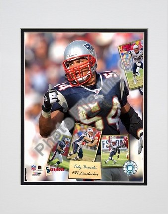 Tedy Bruschi "2005 Scrapbook" Double Matted 8" x 10" Photograph (Unframed)