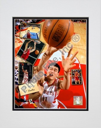 Yao Ming "2005 Scrapbook" Double Matted 8" x 10" Photograph (Unframed)