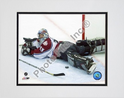 Patrick Roy "Action - Horizontal" Double Matted 8" x 10" Photograph (Unframed)