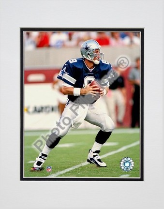 Troy Aikman "Action" Double Matted 8" x 10" Photograph (Unframed)