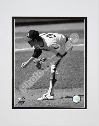 Nolan Ryan Los Angeles Angels of Anaheim Double Matted 8" x 10" Photograph (Unframed)