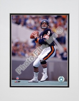 Jim McMahon "Passing Action" Double Matted 8" x 10" Photograph (Unframed)