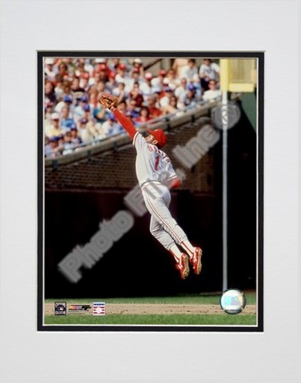 Ozzie Smith "Fielding Action" Double Matted 8” x 10” Photograph (Unframed)