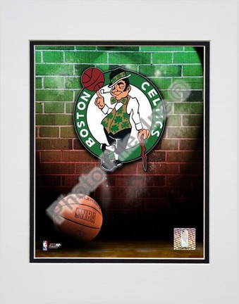 Boston Celtics "2006 Logo" Double Matted 8" X 10" Photograph (Unframed)