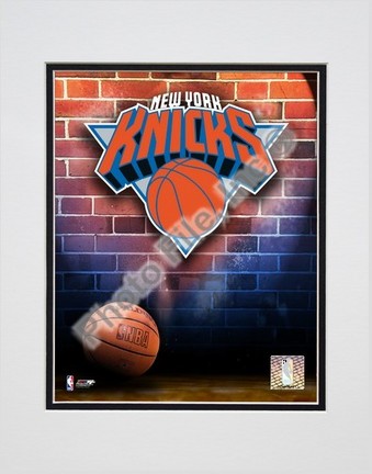 New York Knicks "2006 Logo" Double Matted 8" X 10" Photograph (Unframed)