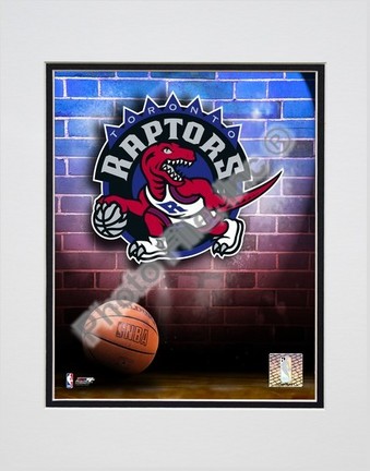 Toronto Raptors "2006 Logo" Double Matted 8" X 10" Photograph (Unframed)