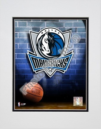 Dallas Mavericks "2006 Logo" Double Matted 8" X 10" Photograph (Unframed)