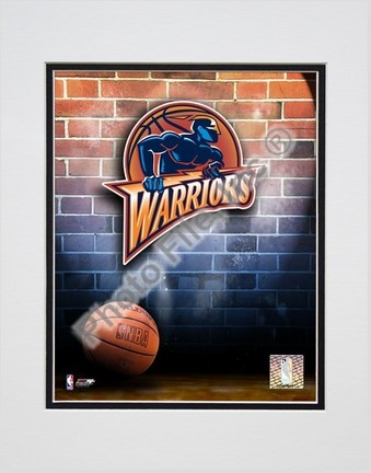 Golden State Warriors "2006 Logo" Double Matted 8" X 10" Photograph (Unframed)