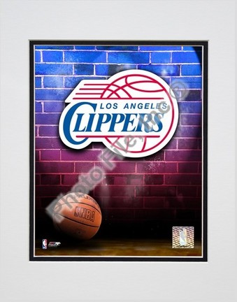 Los Angeles Clippers "2006 Logo" Double Matted 8" X 10" Photograph (Unframed)