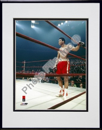 Muhammad Ali #9 Double Matted 8" X 10" Photograph in Black Anodized Aluminum Frame