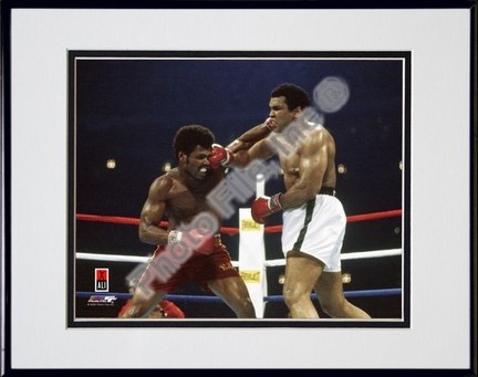 Muhammad Ali #15 Double Matted 8" X 10" Photograph in Black Anodized Aluminum Frame