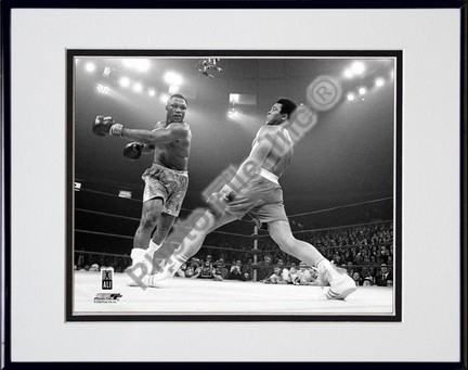 Muhammad Ali #12 Double Matted 8" X 10" Photograph in Black Anodized Aluminum Frame