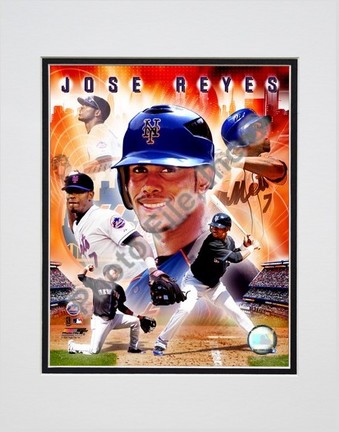 Jose Reyes 2006 "Portrait Plus" Double Matted 8" x 10" Photograph (Unframed)