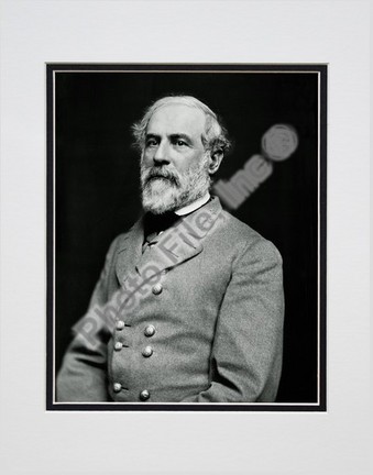 Portrait of General Robert E. Lee #3 Double Matted 8" X 10" Photograph (Unframed)