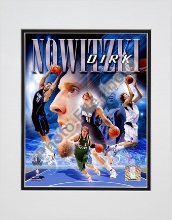 Dirk Nowitzki 2006 "Portrait Plus" Double Matted 8" x 10" Photograph (Unframed)