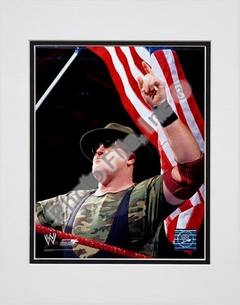 Sgt. Slaughter #349 Double Matted 8" X 10" Photograph (Unframed)
