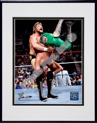 Ted DiBiase #355 Double Matted 8" X 10" Photograph in a Black Anodized Aluminum Frame
