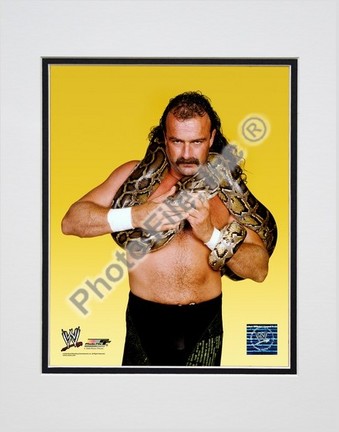 Jake "The Snake" Roberts #352 Double Matted 8" X 10" Photograph (Unframed)