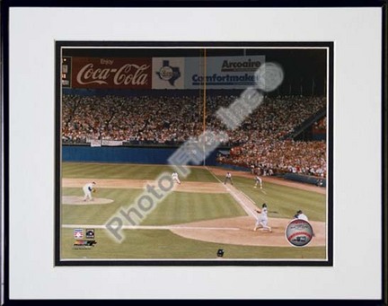 Nolan Ryan "5000th K (Strikeout)" Double Matted 8” x 10” Photograph in Black Anodized Aluminum Frame