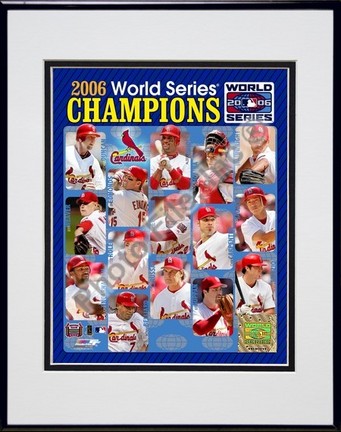 St. Louis Cardinals "2006 World Series Champions Composite" Double Matted 8" X 10" Photograph in a B