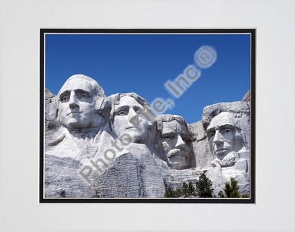 Mount Rushmore #19 Double Matted 8" x 10" Photograph (Unframed)