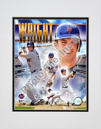 David Wright "2006 Portrait Plus" Double Matted 8" X 10" Photograph (Unframed)