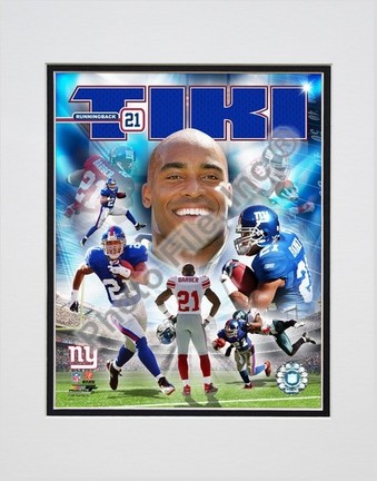 Tiki Barber "2006 Portrait Plus" Double Matted 8" X 10" Photograph (Unframed)