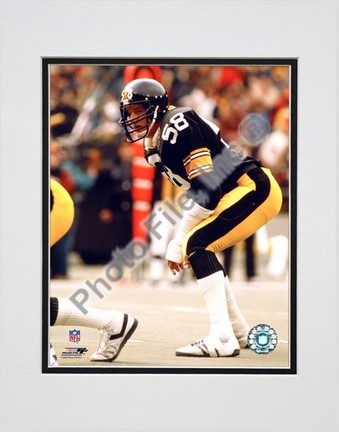 Jack Lambert Action Double Matted 8” x 10” Photograph (Unframed)