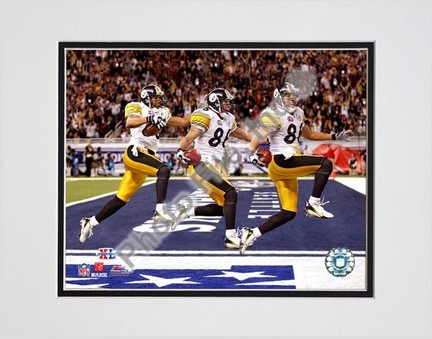 Hines Ward "2006 Super Bowl XL Multi Exposure" Double Matted 8" X 10" Photograph (Unframed)