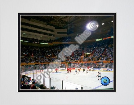 Buffalo Sabres "Buffalo Memorial Auditorium" Double Matted 8" X 10" Photograph (Unframed)