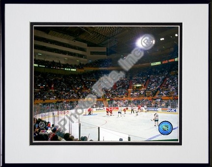 Buffalo Sabres "Buffalo Memorial Auditorium" Double Matted 8" X 10" Photograph in a Black Anodized A