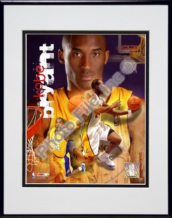 Kobe Bryant "2006 Portrait Plus" Double Matted 8" X 10" Photograph in a Black Anodized Aluminum Fram