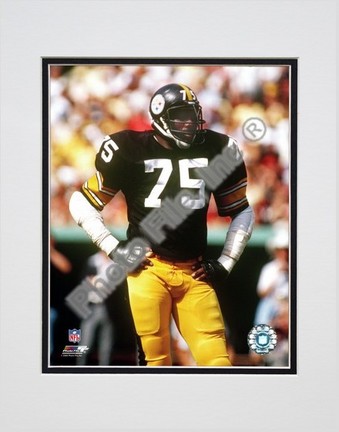 Joe Greene "Hands On Hips" Double Matted 8" x 10" Photograph (Unframed)