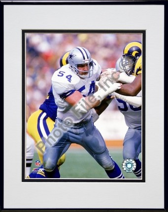 Randy White "1985 Action" Double Matted 8" x 10" Photograph in a Black Anodized Aluminum Frame